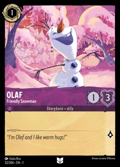 Olaf Friendly Snowman