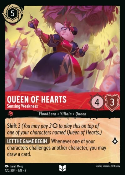 120.Queen of Hearts Sensing Weakness