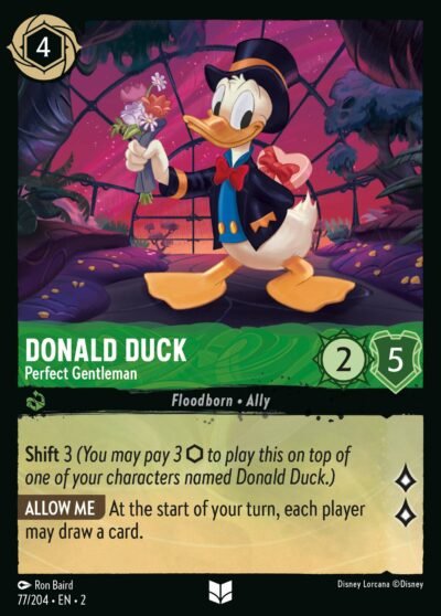 77.Donald Duck Perfect Gentleman