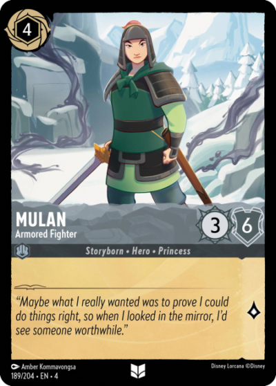 189.Mulan Armored Fighter